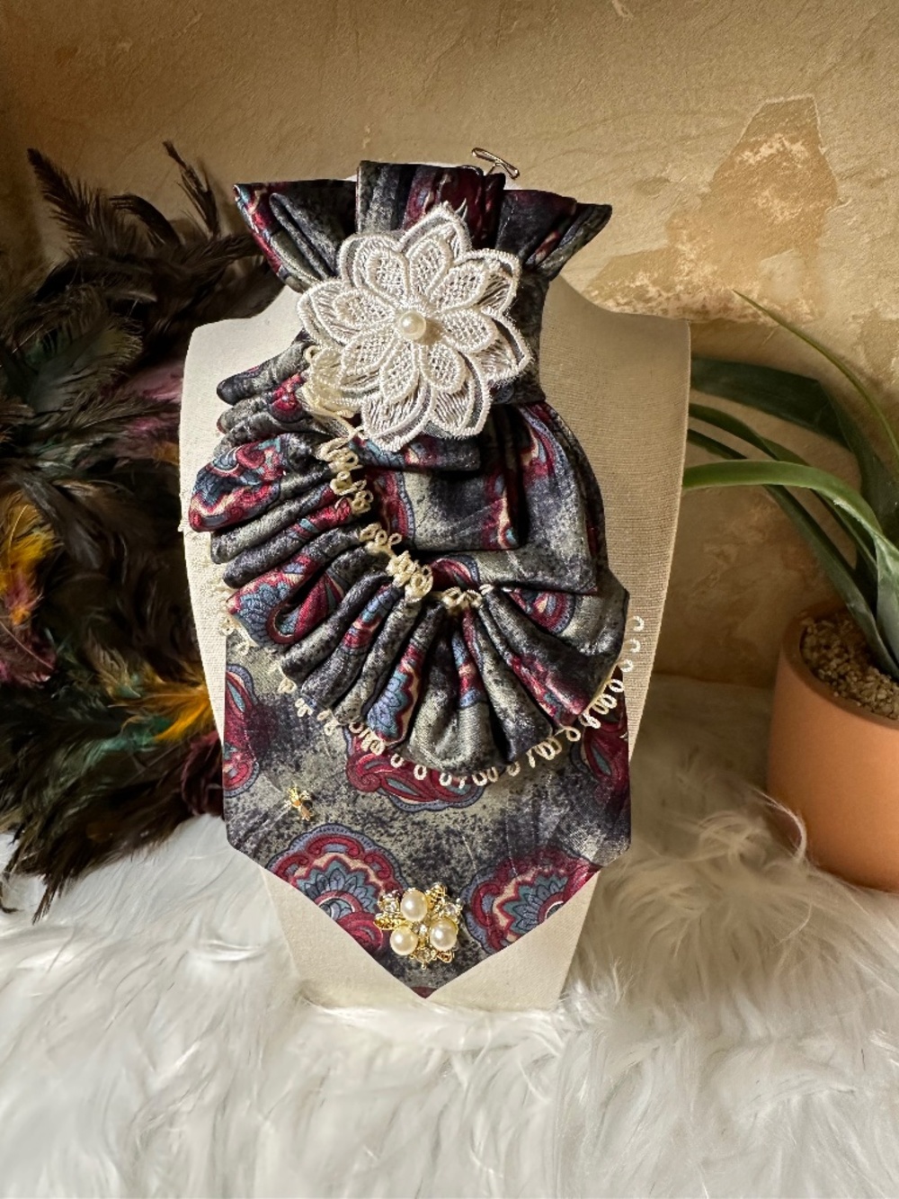 100% Silk necklace tie